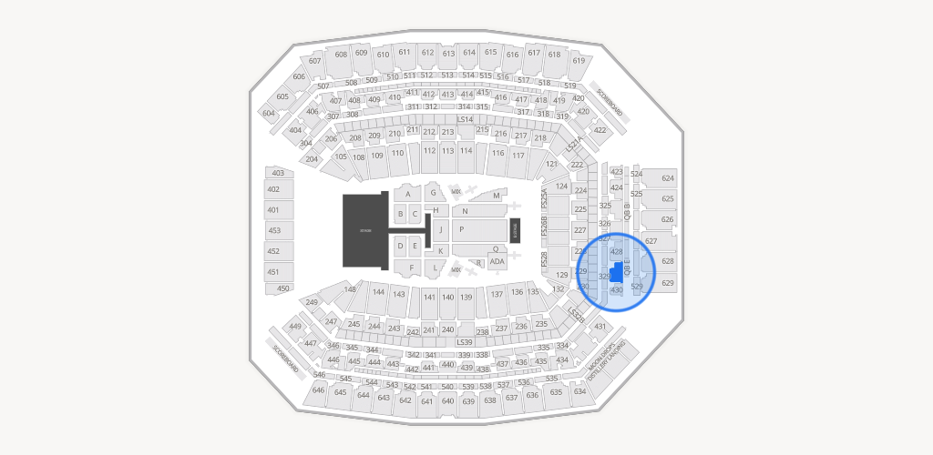 Lucas Oil Stadium Seating Chart