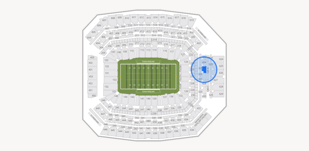 Lucas Oil Stadium Seating Chart