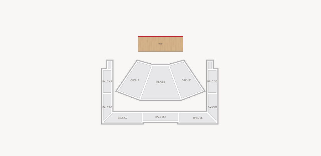 Luther Burbank Center for the Arts - Ruth Finley Person Theater Seating Chart