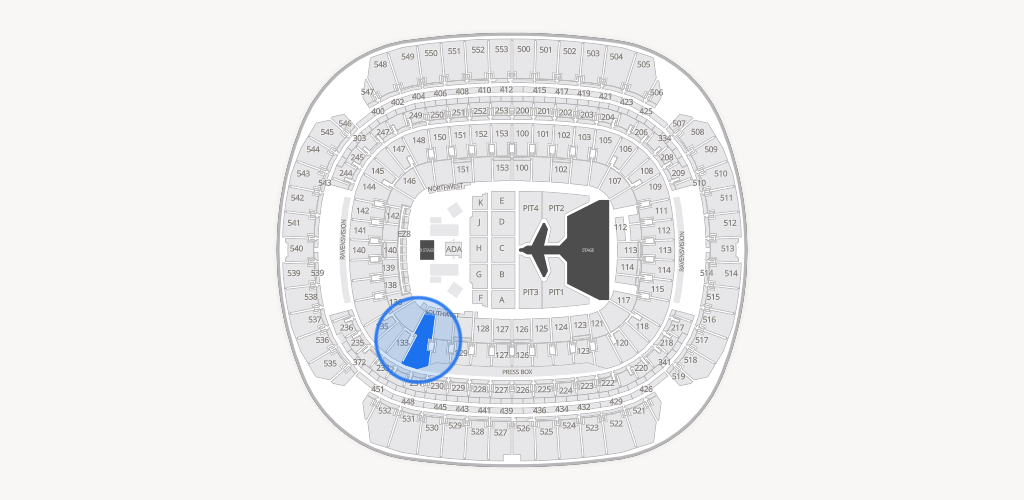 M&T Bank Stadium Seating Chart
