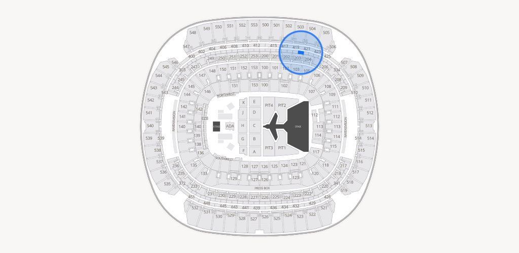 M&T Bank Stadium Seating Chart