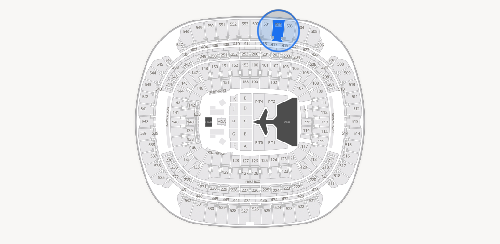 M&T Bank Stadium Seating Chart