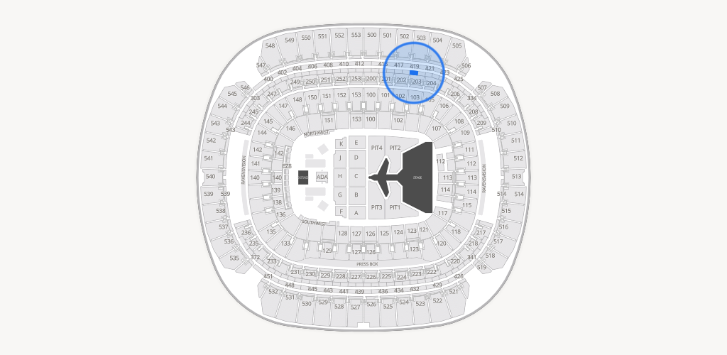M&T Bank Stadium Seating Chart