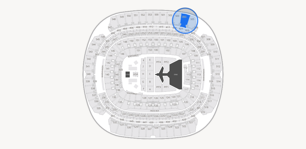M&T Bank Stadium Seating Chart