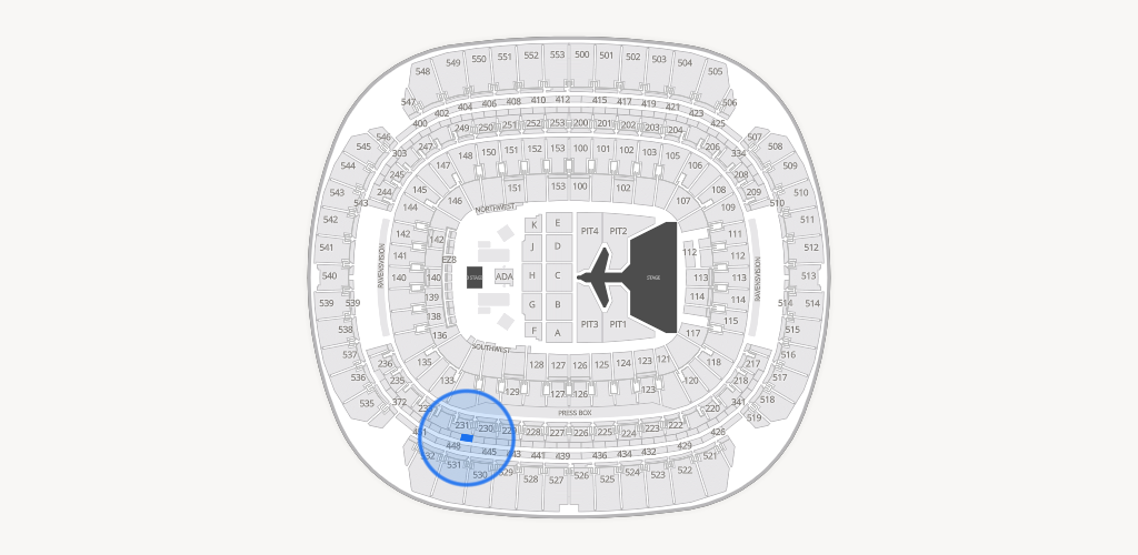 M&T Bank Stadium Seating Chart