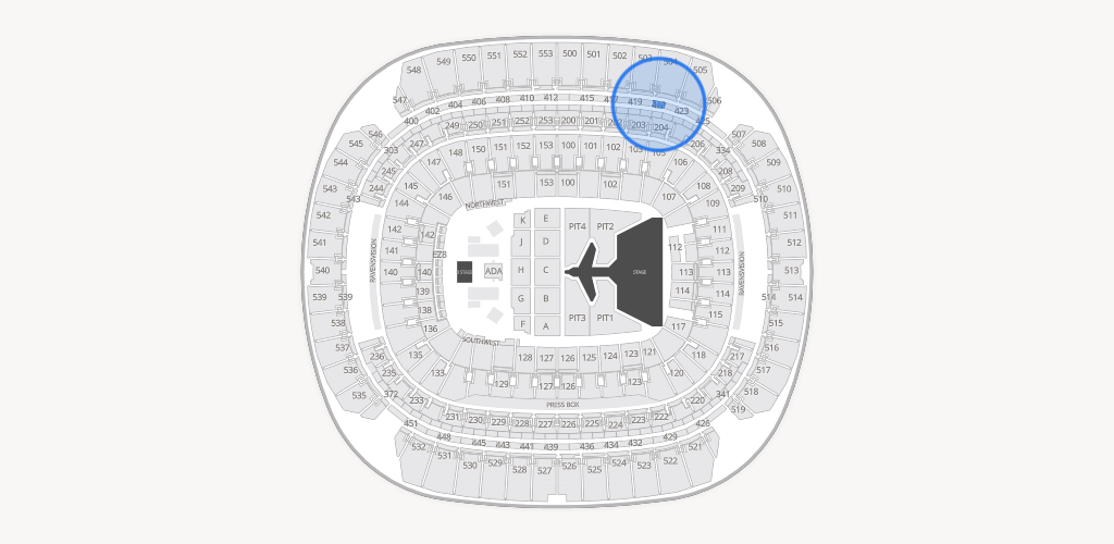 M&T Bank Stadium Seating Chart