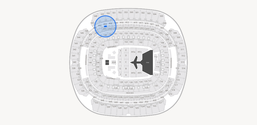 M&T Bank Stadium Seating Chart