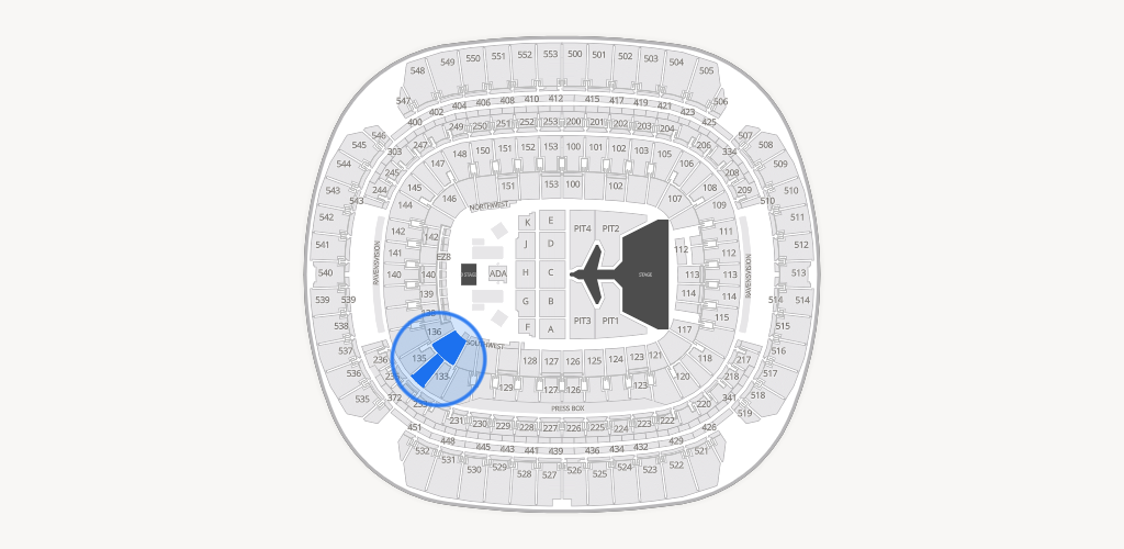 M&T Bank Stadium Seating Chart