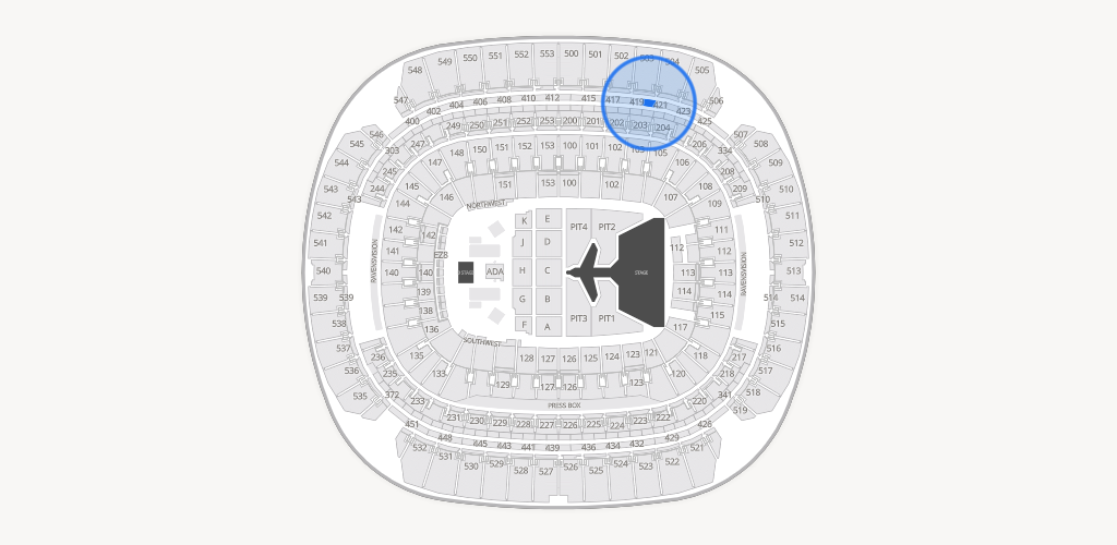 M&T Bank Stadium Seating Chart