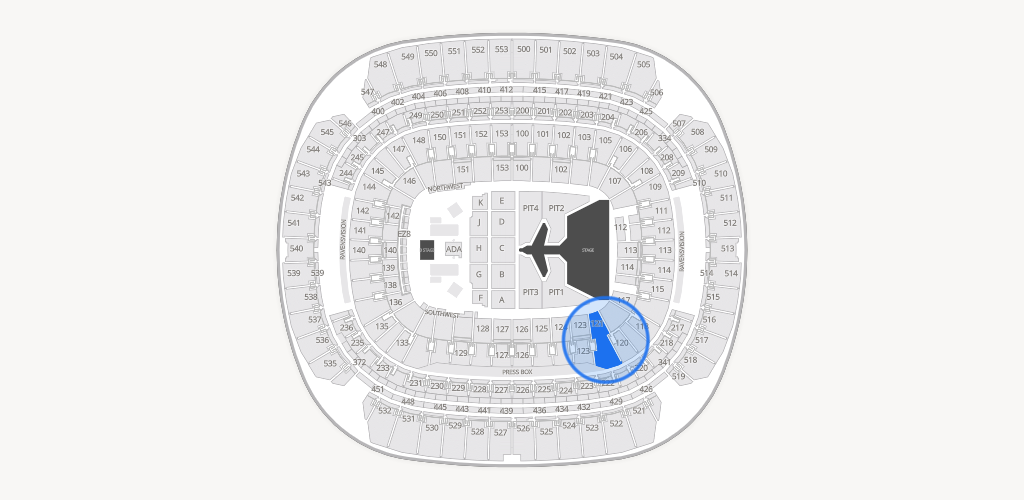 M&T Bank Stadium Seating Chart