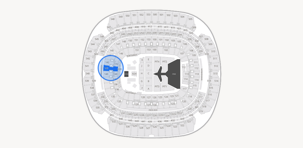 M&T Bank Stadium Seating Chart