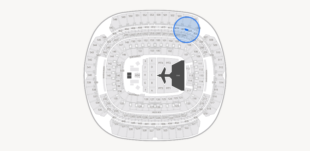 M&T Bank Stadium Seating Chart