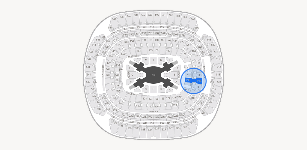 M&T Bank Stadium Seating Chart