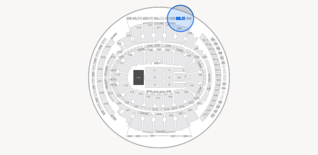 Madison Square Garden Seating Chart