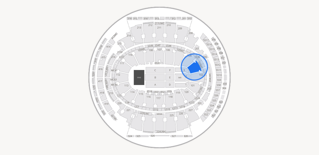 Madison Square Garden Seating Chart