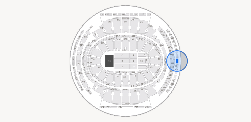 Madison Square Garden Seating Chart