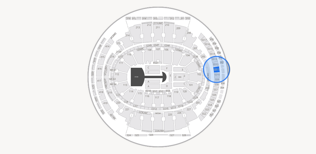 Madison Square Garden Seating Chart