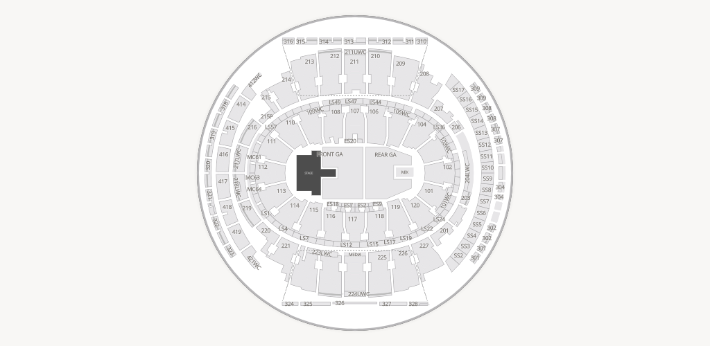 Madison Square Garden Seating Chart