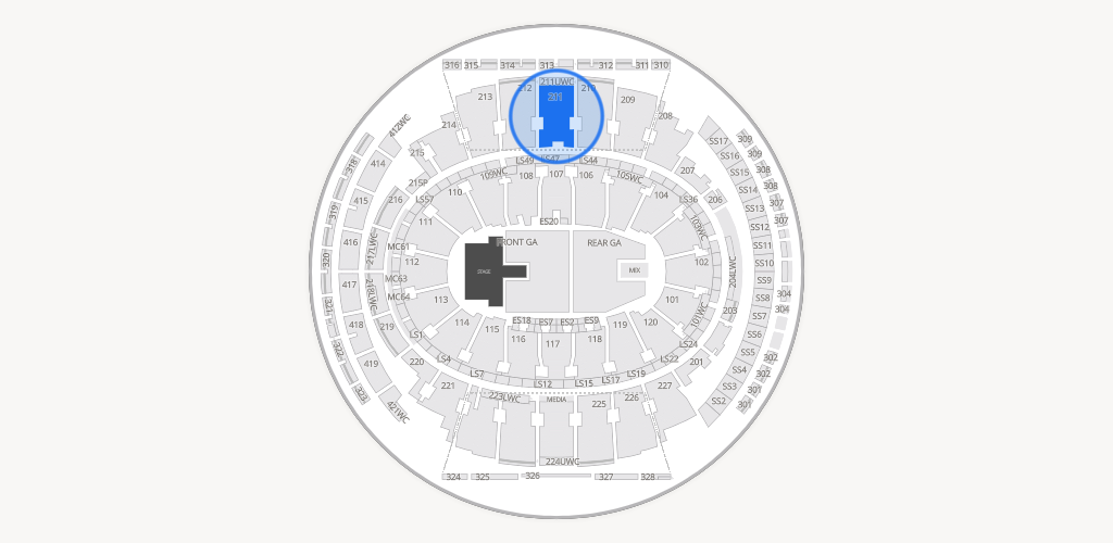 Madison Square Garden Seating Chart