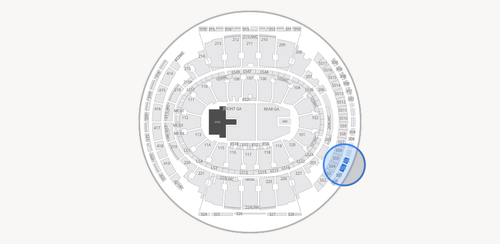 Madison Square Garden Seating Chart