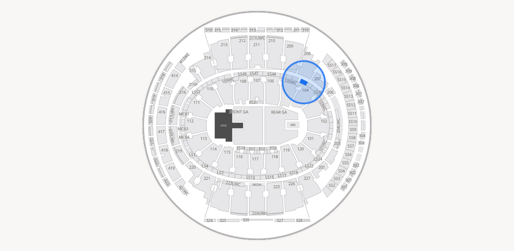 Madison Square Garden Seating Chart
