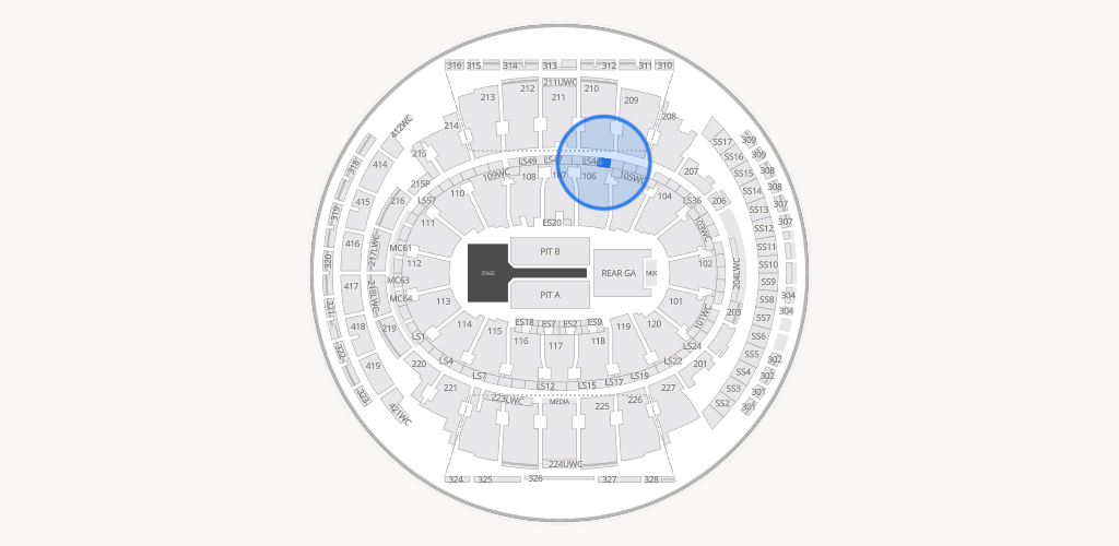 Madison Square Garden Seating Chart