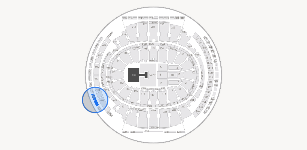 Madison Square Garden Seating Chart