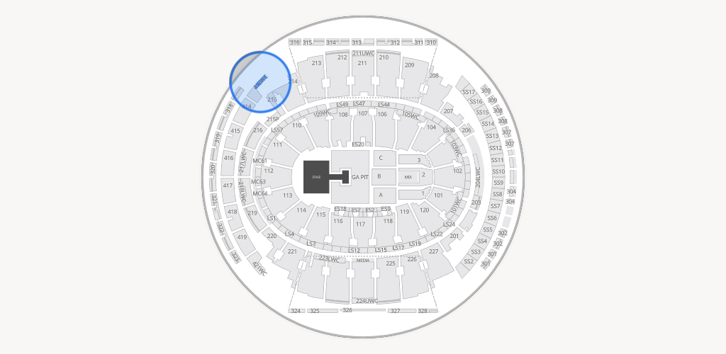Madison Square Garden Seating Chart