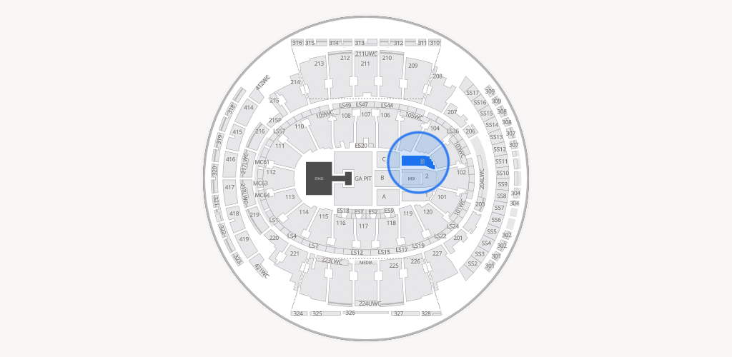 Madison Square Garden Seating Chart