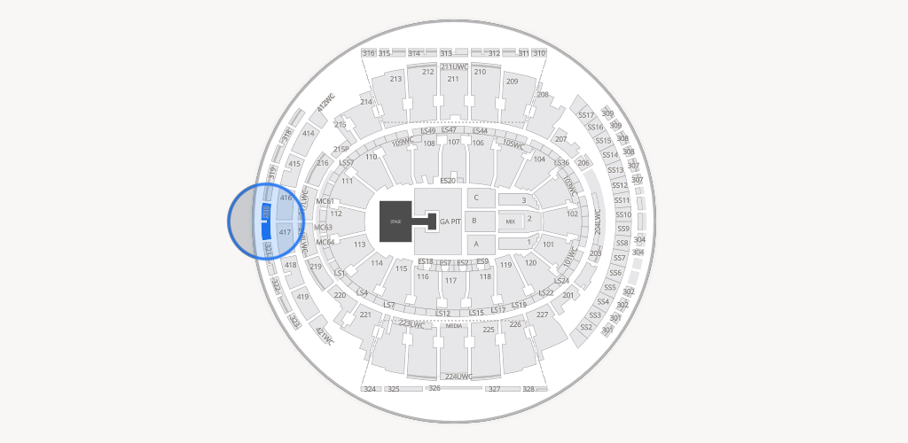 Madison Square Garden Seating Chart