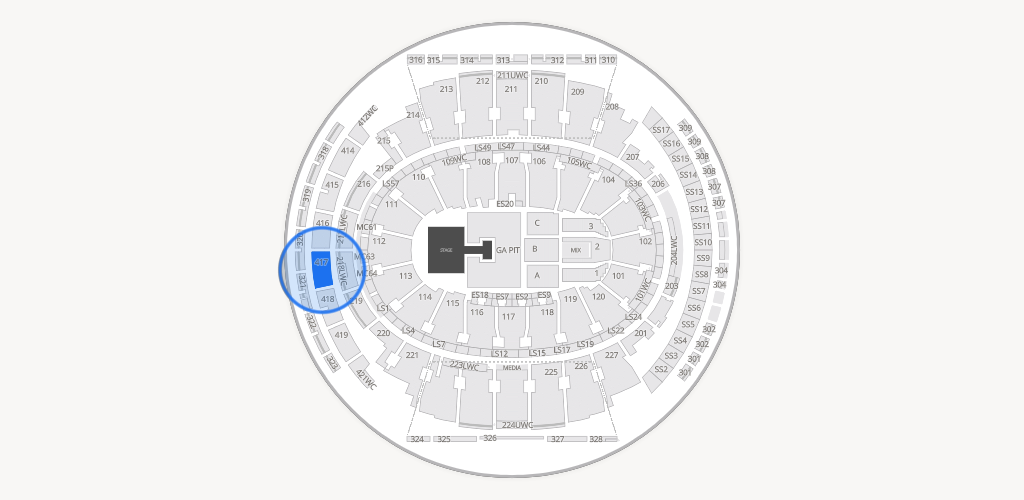 Madison Square Garden Seating Chart