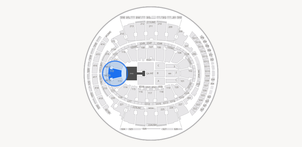 Madison Square Garden Seating Chart
