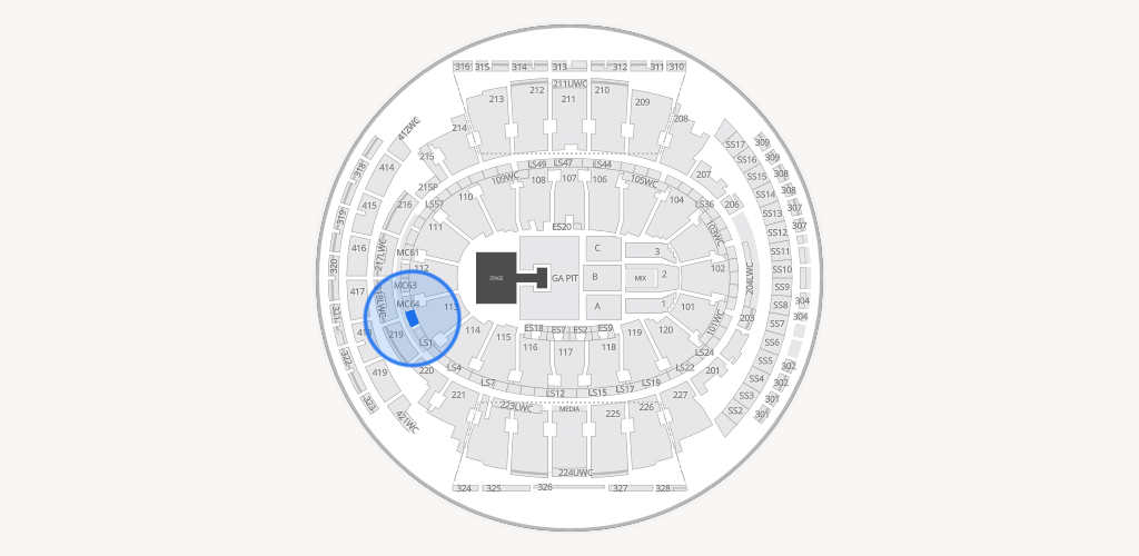 Madison Square Garden Seating Chart