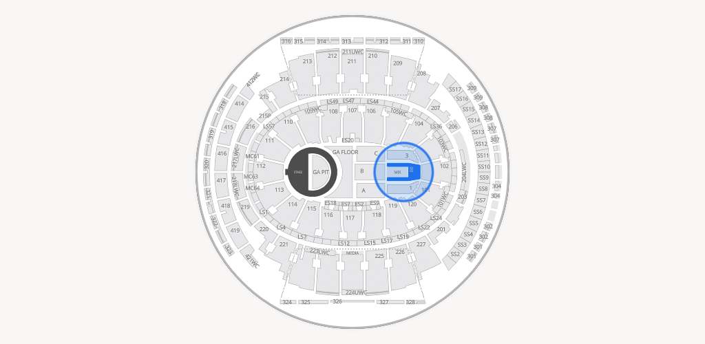 Madison Square Garden Seating Chart
