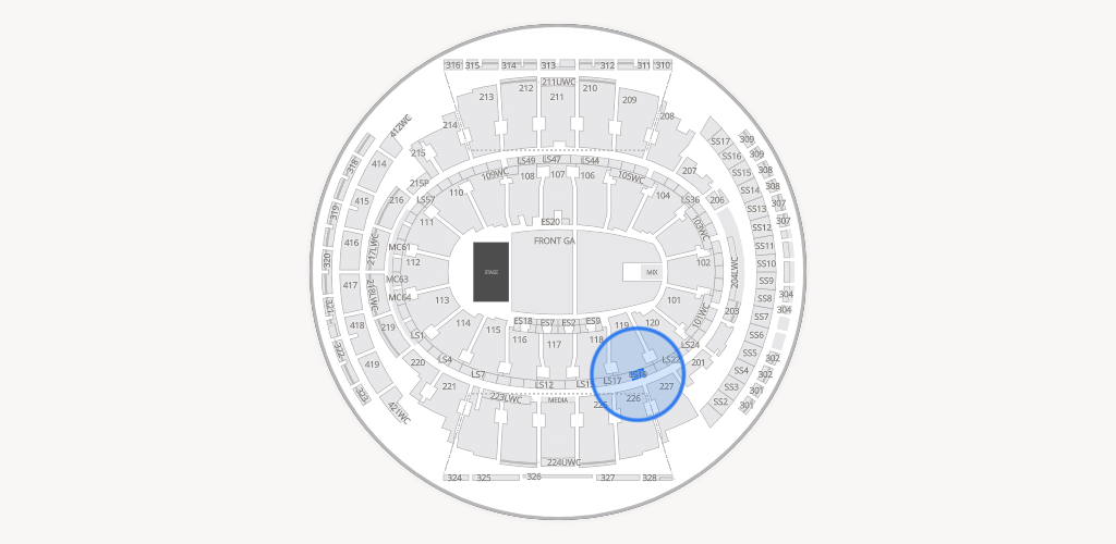 Madison Square Garden Seating Chart