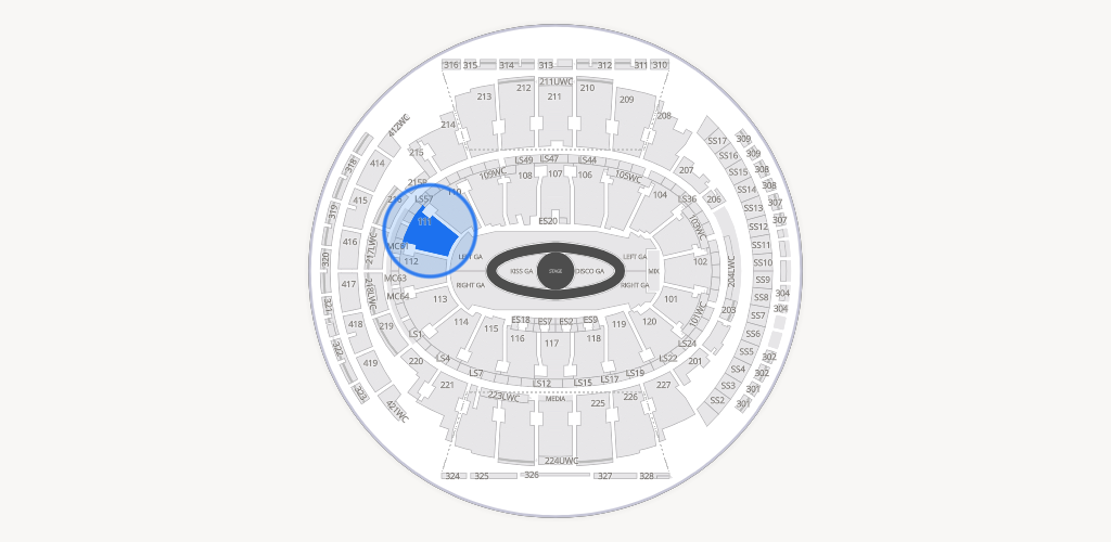 Madison Square Garden Seating Chart