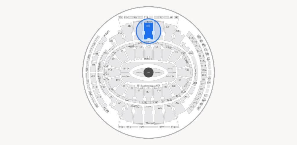 Madison Square Garden Seating Chart