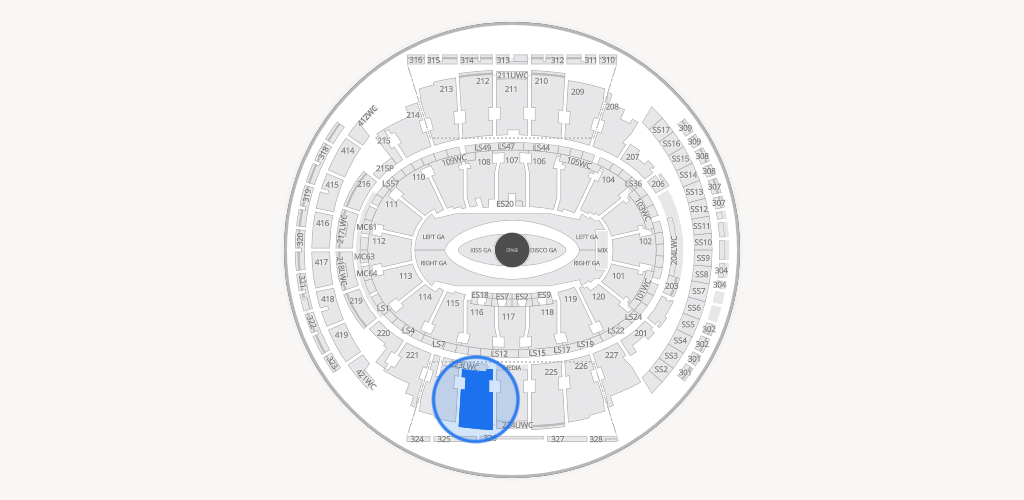 Madison Square Garden Seating Chart