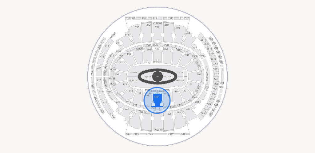 Madison Square Garden Seating Chart