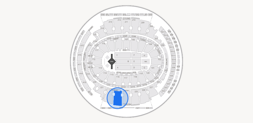 Madison Square Garden Seating Chart