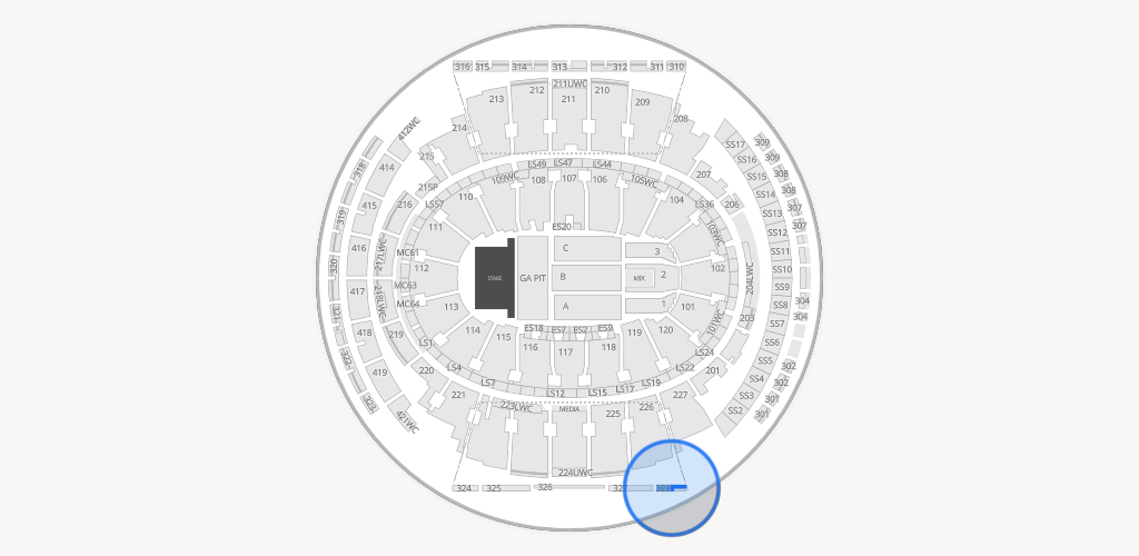 Madison Square Garden Seating Chart