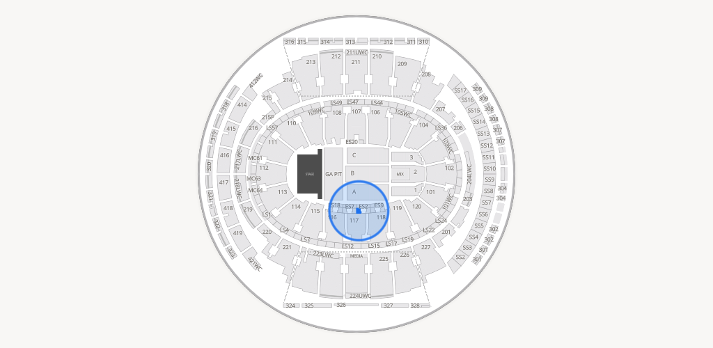 Madison Square Garden Seating Chart
