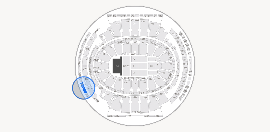 Madison Square Garden Seating Chart