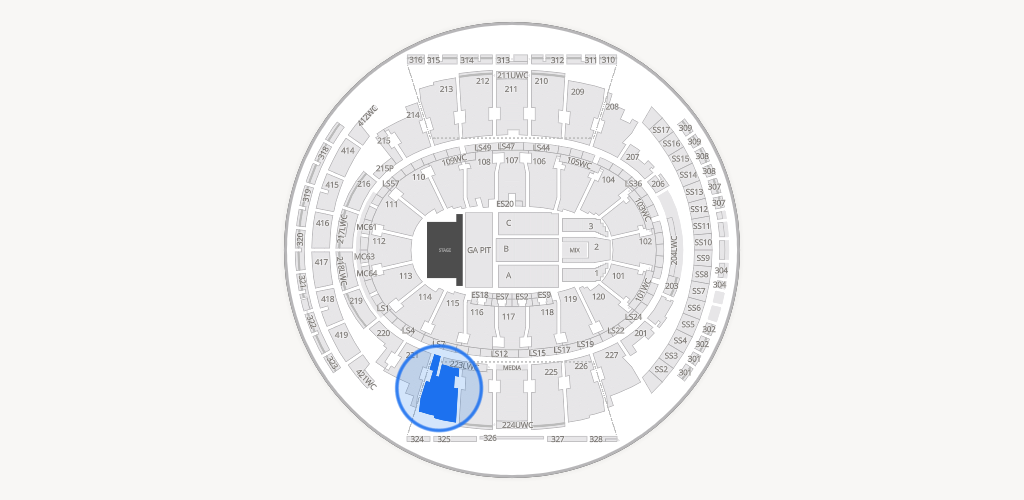 Madison Square Garden Seating Chart