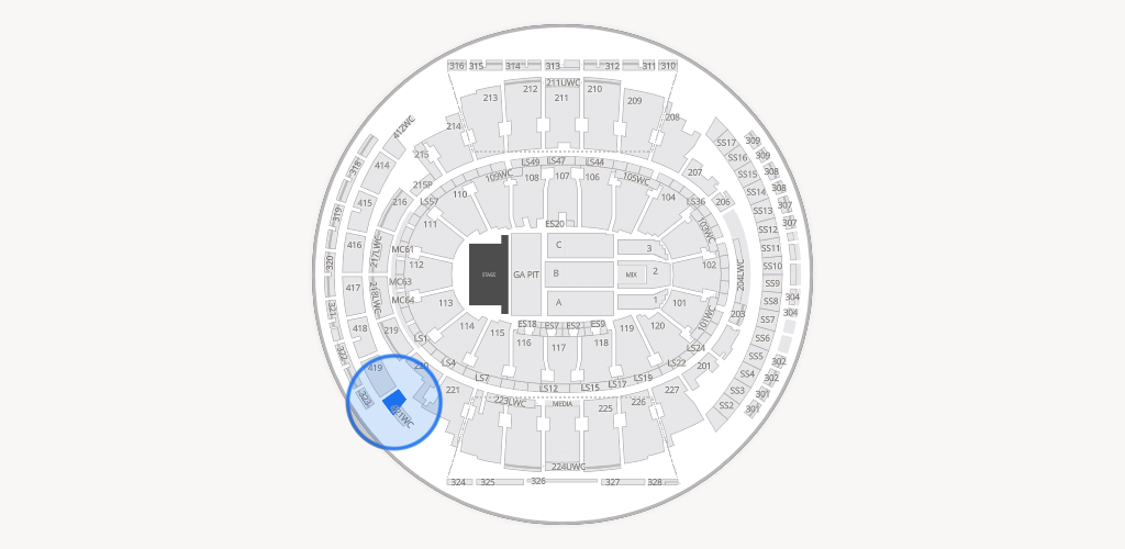 Madison Square Garden Seating Chart