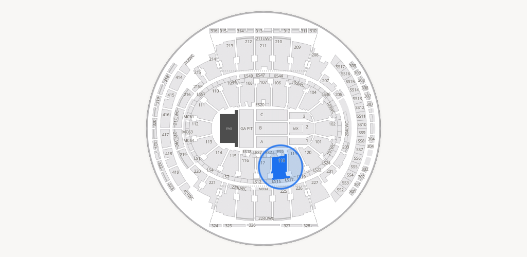 Madison Square Garden Seating Chart