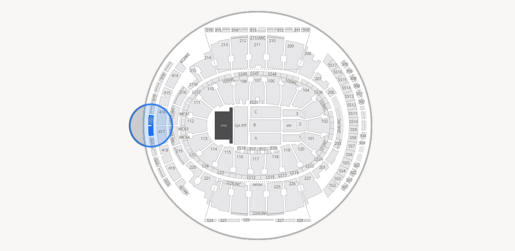 Madison Square Garden Seating Chart
