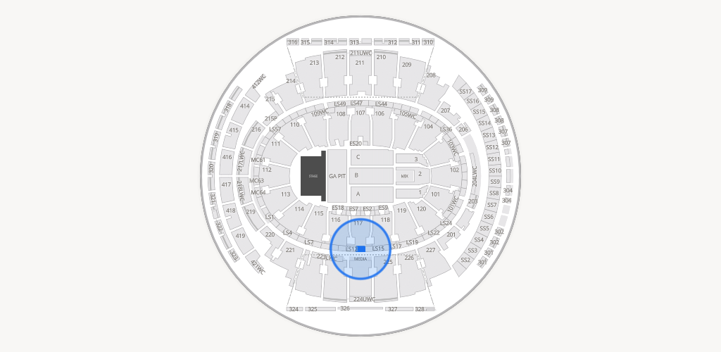 Madison Square Garden Seating Chart
