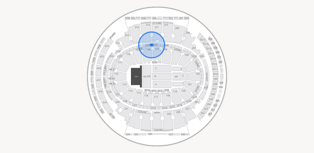 Madison Square Garden Seating Chart