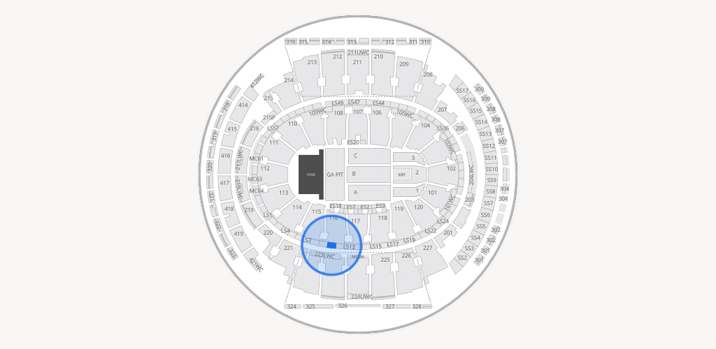Madison Square Garden Seating Chart